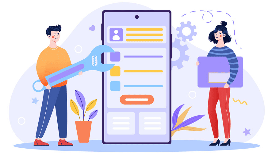 بالنسبة للاختبار والتحسين